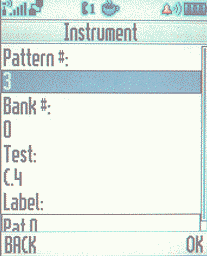 Instruments window